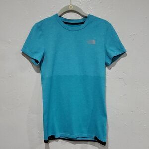 The North Face Blue T-Shirt Base Layer Size S